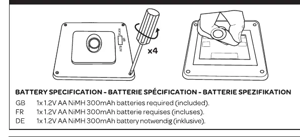 Anleitung zum Batteriewechsel