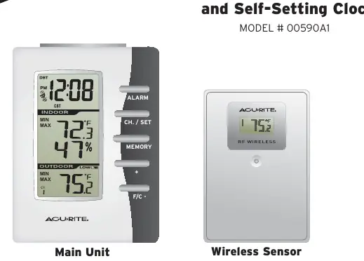Hauptgerät und drahtloser Sensor