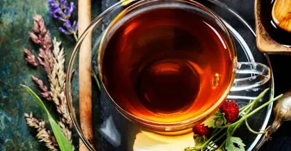 Lavendel-Minz-Kamillen-Tee