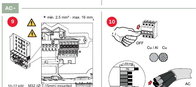 AC-Anschluss Details