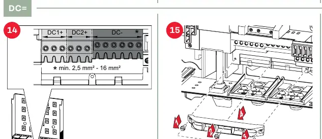 DC-Anschluss Details