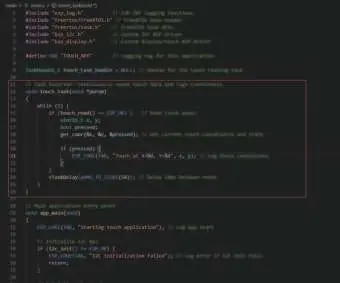 Touch-Task-Code