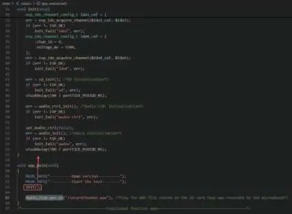 Initialisierungscode