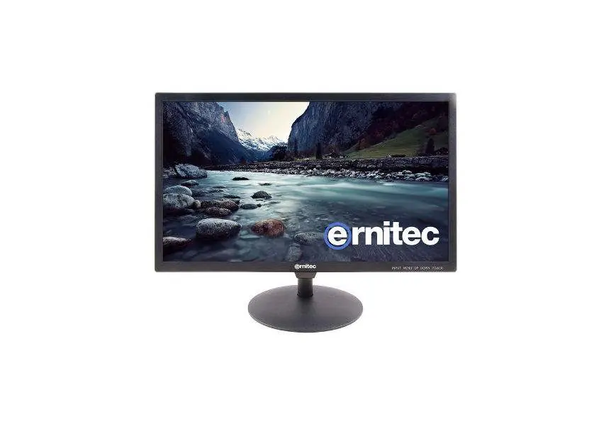 Anschlüsse auf der Rückseite des Monitors