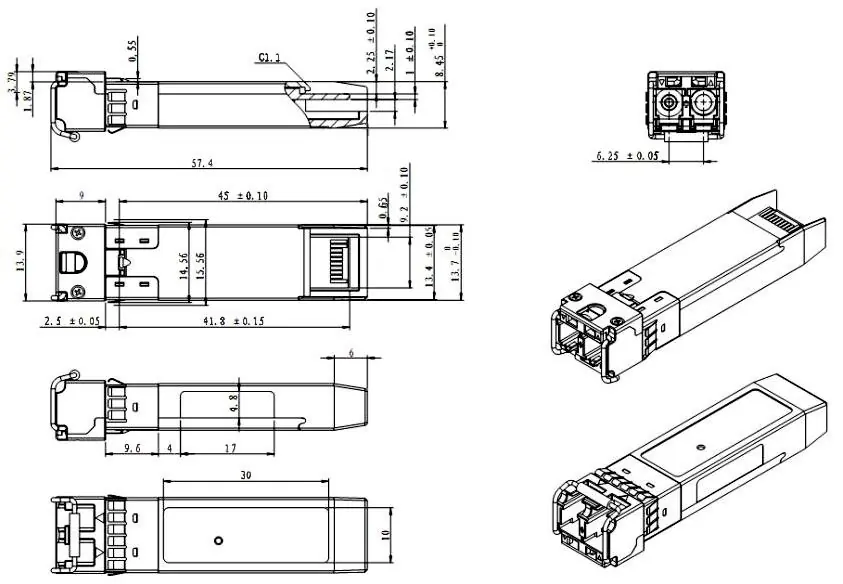 Mechanische Spezifikationen