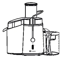 PureMate NaturoPure 1000W Entsafter