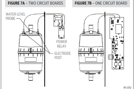 Schaltpläne für Elektroden (Figur 7A/7B)