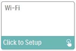 Wi-Fi Setup Bildschirm