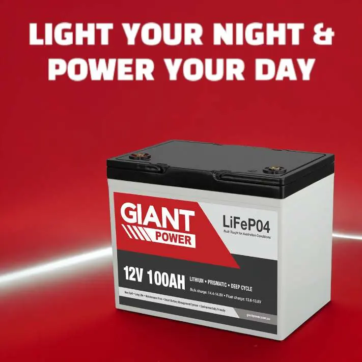 Giant 100AH LiFePO4 Deep Cycle Batterie