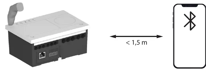 Inbetriebnahme via Bluetooth