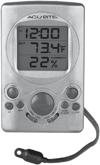 Vorderansicht des AcuRite 00891A Thermometers