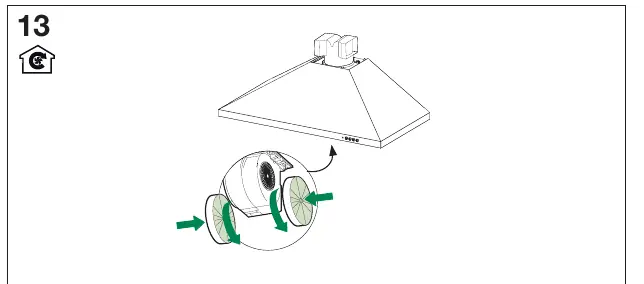 Installation der Aktivkohlefilter