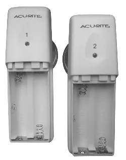 Einlegen der Batterien in die Sensoren