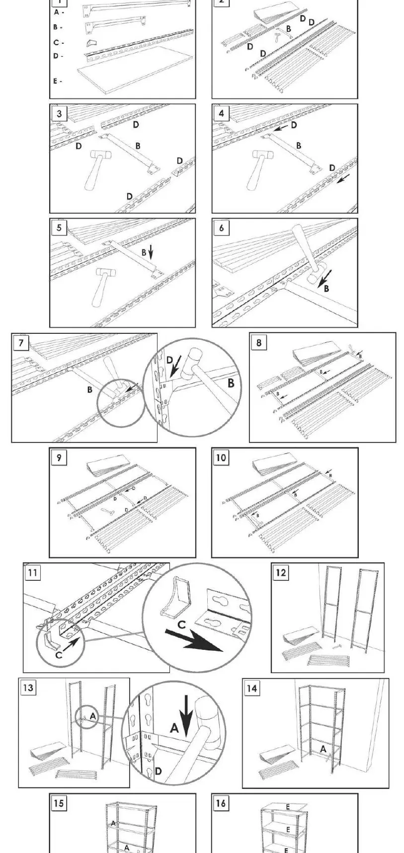 Schritt-für-Schritt-Montageanleitung für das Stecksystem