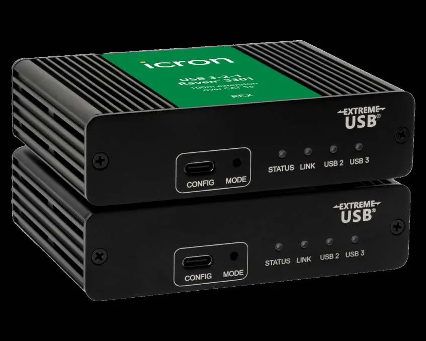 Icron Raven 3301 LEX und REX Einheiten