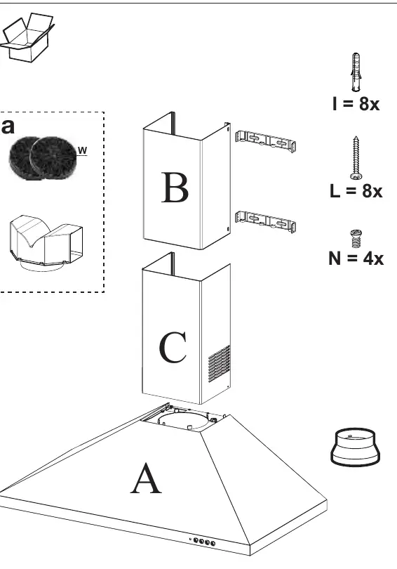 Lieferumfang und Bauteile