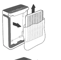 Entfernen des Hauptfilters