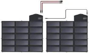 Parallelschaltung von zwei Solarpanels