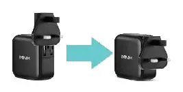 Montage der Steckeradapter