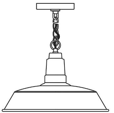 Signature Hardware Wetherburn Outdoor-Pendelleuchte