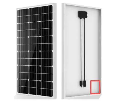 VEVOR 100W Solarmodul Ansicht