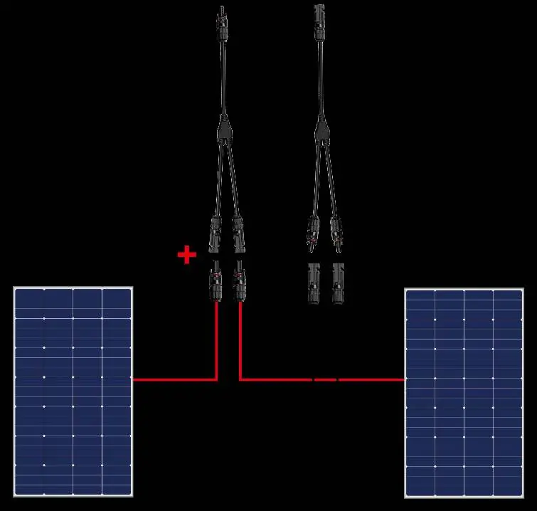Parallelschaltung von zwei 100W Modulen