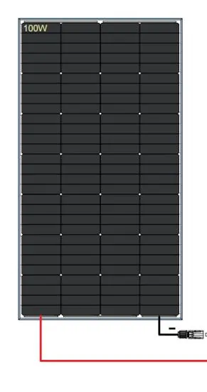 Anschlussdiagramm des Solarmoduls
