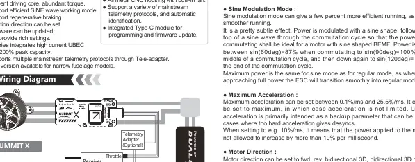 Schaltplan für den Anschluss von Empfänger, Telemetrie und Akku