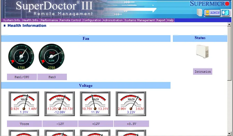 SuperDoctor III Health Information