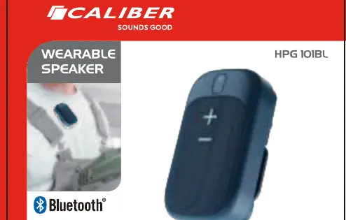 Caliber HPG 101BL tragbarer Lautsprecher