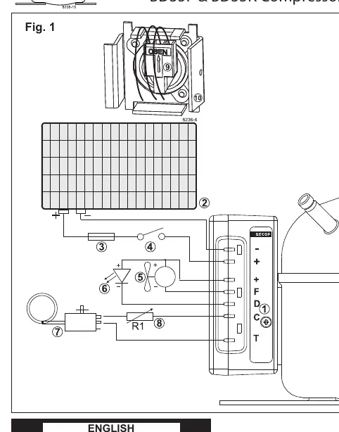 Schaltplan der elektronischen Steuereinheit