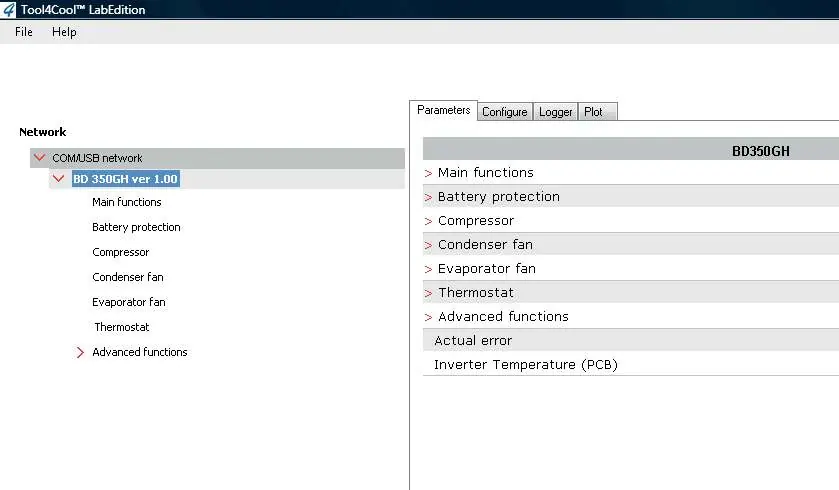 Tool4Cool Benutzeroberfläche