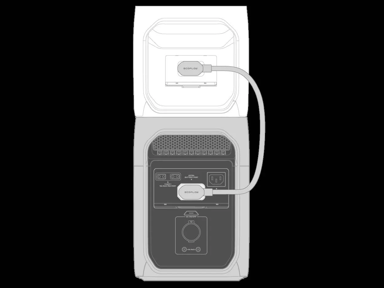 Anschluss einer Extra-Batterie