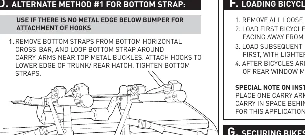 Alternative Methode 1 für Fahrzeuge ohne Metallkante