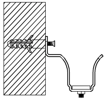 Installation der magnetischen Bodenhalterung