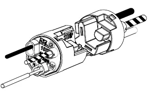 Anschlussdiagramm des PowerPlug Disconnect