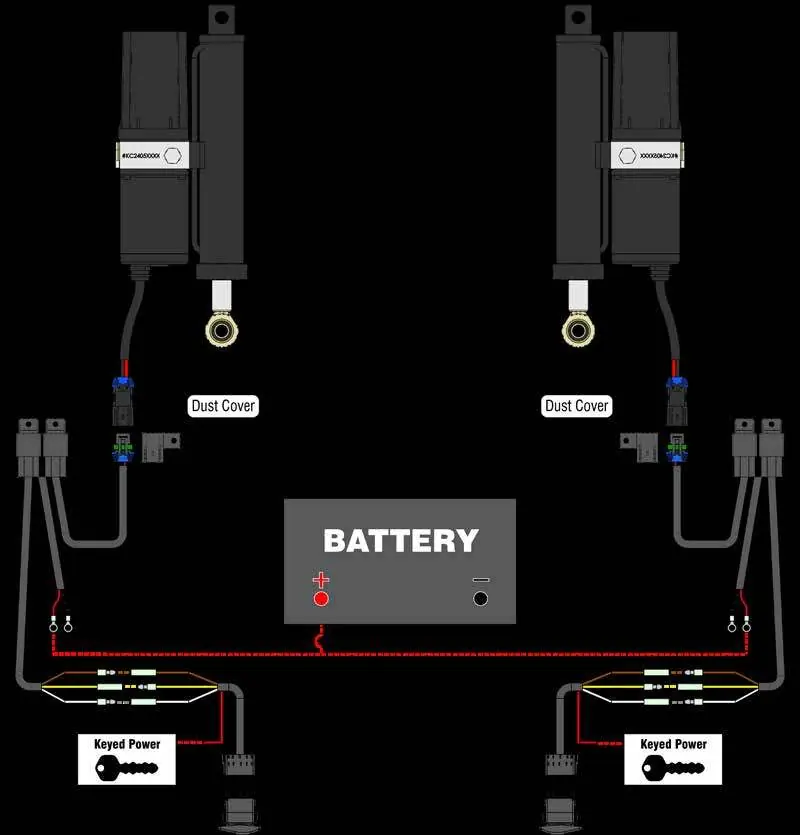 Schaltplan für die V-Plow Dash Rocker Switches