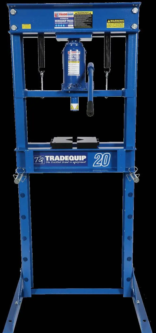 Tradequip Hydraulische Werkstattpresse