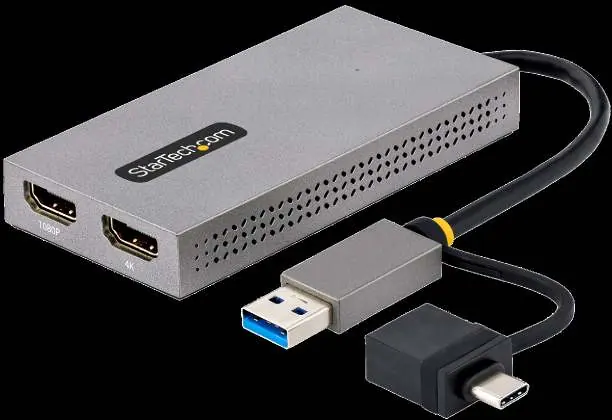 StarTech.com 107B-USB-HDMI Adapter mit Anschlüssen