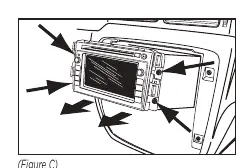 Entfernen des Werksradios