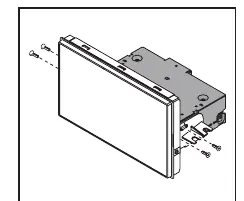 Befestigung der Halterungen am Chassis