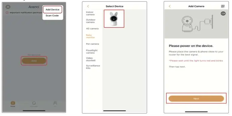 App-Kopplungsschritte