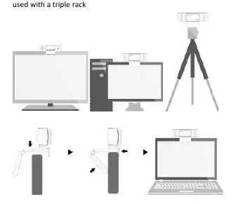 Installationsmöglichkeiten der Webcam