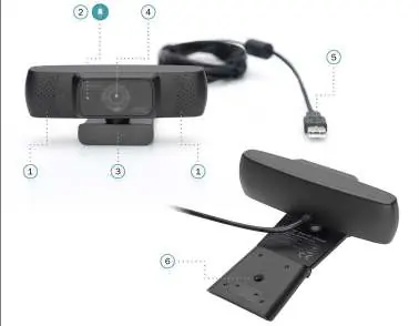 Komponenten der Webcam