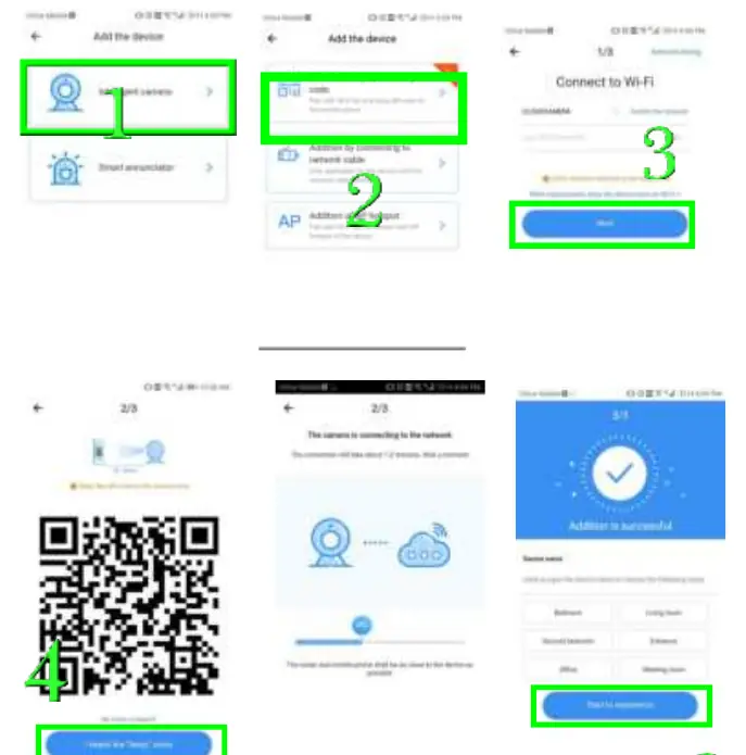 Schritte zur Einrichtung via QR-Code