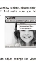 AMCAP Software-Einstellungen