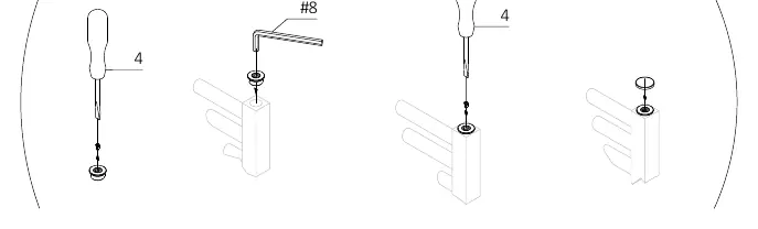 Installation der Ventile und Stopfen