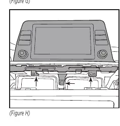 Entfernen des Radio-Displays und Chassis