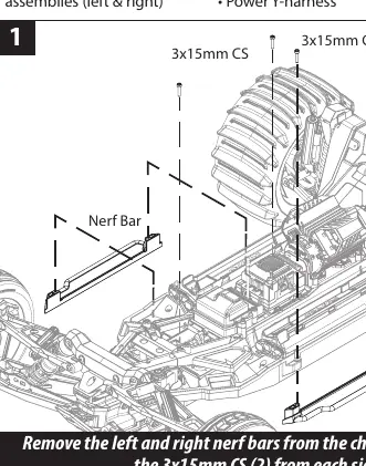 Demontage der Nerf-Bars