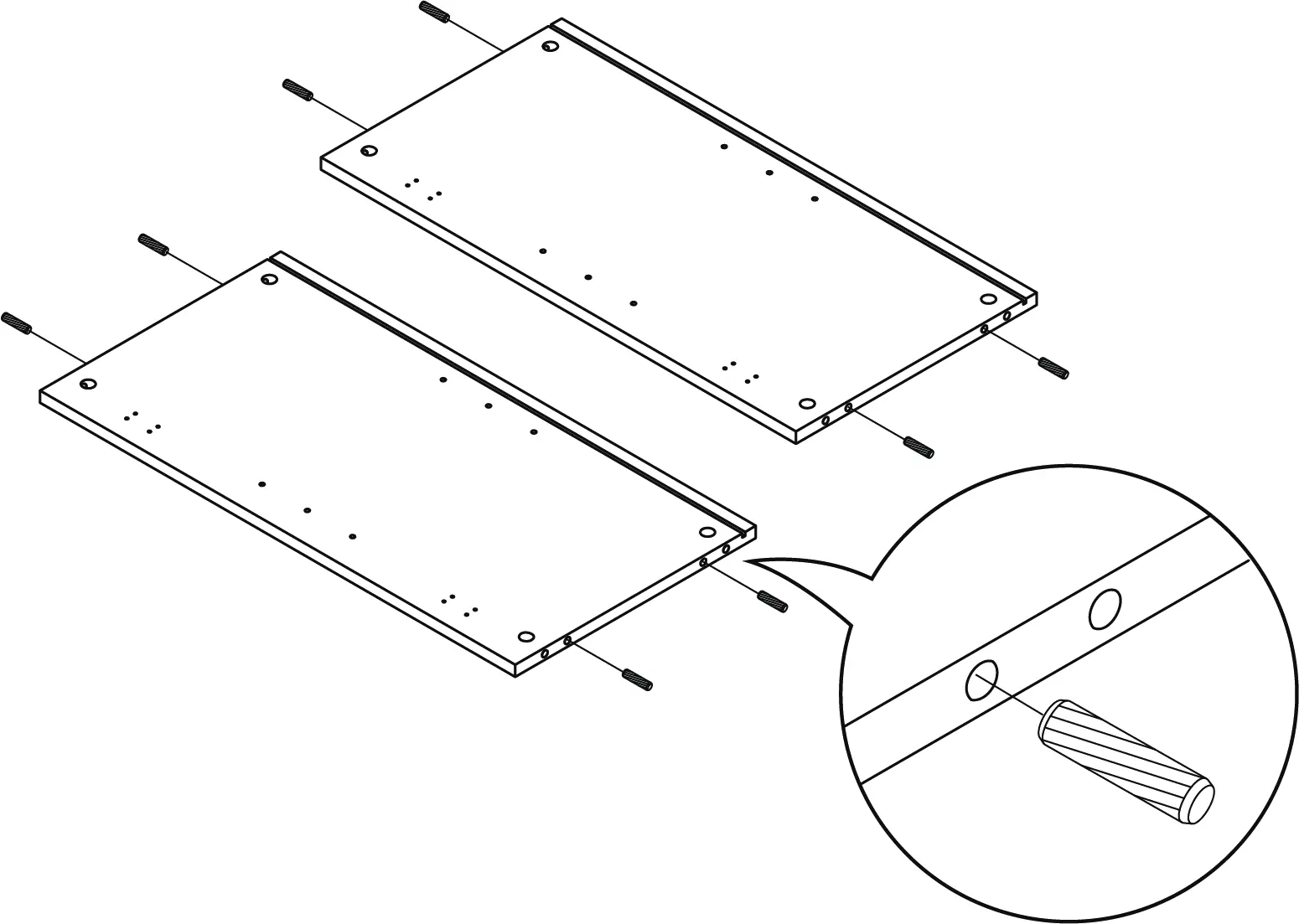 Anbringen der Schutzpads